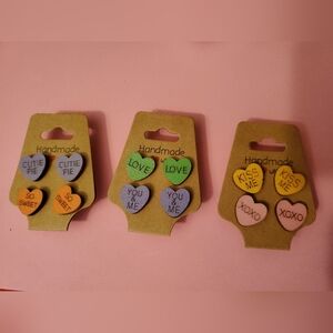 Conversation Heart Earrings